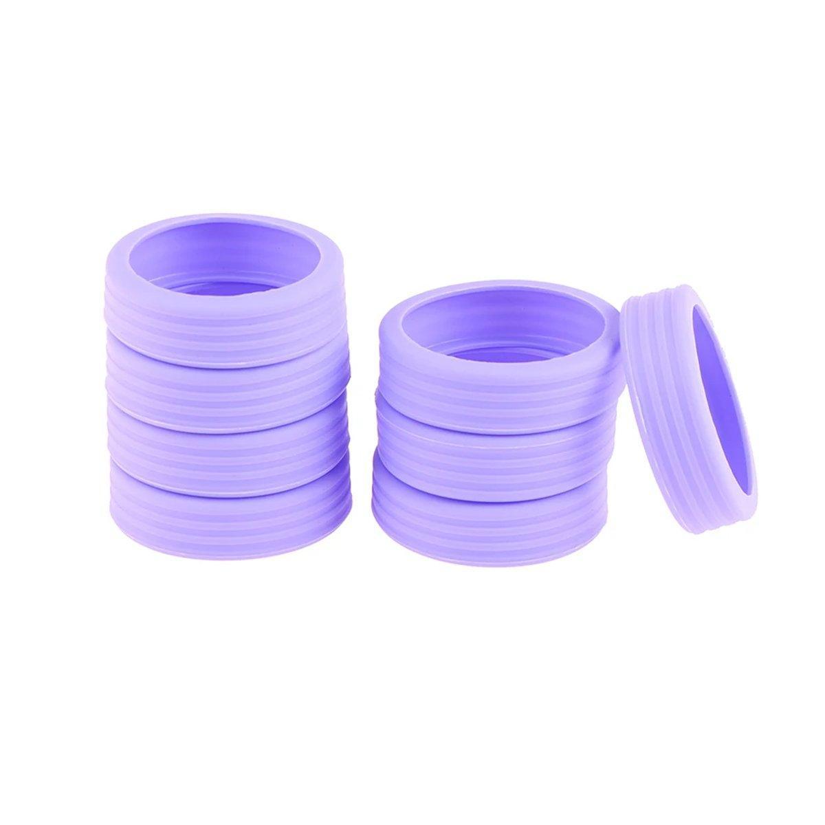 Silicone Luggage Wheel Covers, 16 Pack Caster Protectors - Blue - view 16