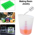 Silicone Measuring Cup Set of 3 - White, 125ml, 250ml, 500ml - view 5