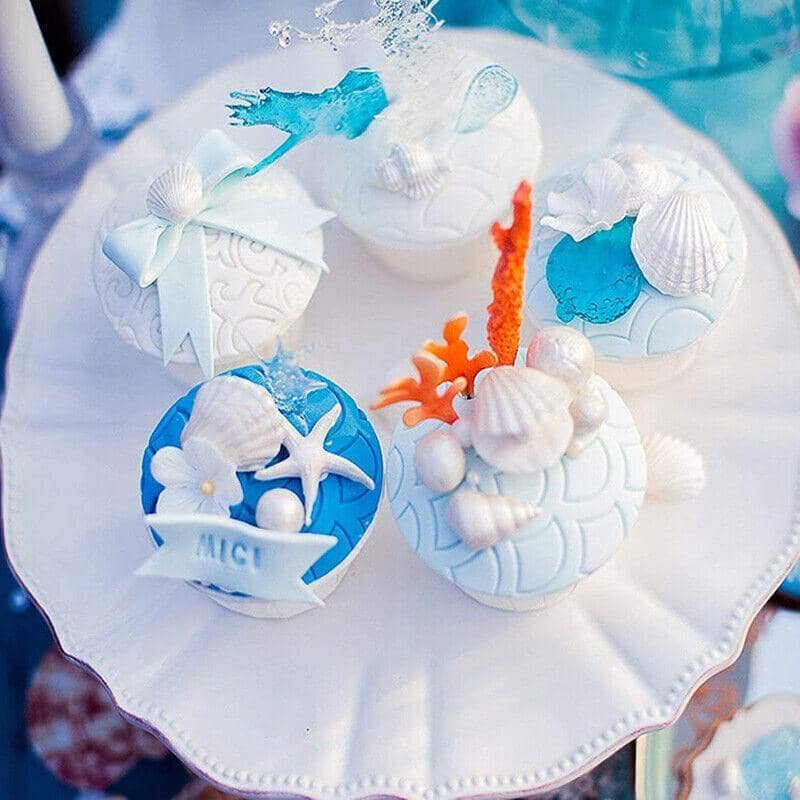Silicone Mermaid Tail Fondant Mould - Small (7 x 9.5 cm) - view 4