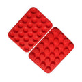Silicone Mini Cupcake Baking Tray, 24 Cavity - Blue - view 5
