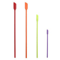 Silicone Mini Spatula Set of 4, Long Jar Scrapers - Multicolour