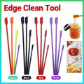 Silicone Mini Spatula Set of 4, Long Jar Scrapers - Multicolour - view 2