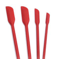 Silicone Mini Spatula Set of 4, Long Jar Scrapers - Multicolour - view 5