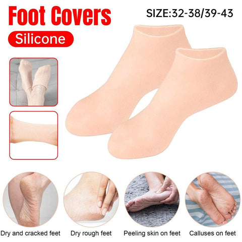 Silicone Moisturising Foot Cover for Dry Feet - Size 32-38 - view 2