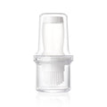 Silicone Oil Dispenser Brush with Storage Lid - Grey
