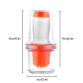 Silicone Oil Dispenser Brush with Storage Lid - Grey - view 4