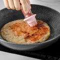 Silicone Oil Dispenser Brush with Storage Lid - Orange - view 5