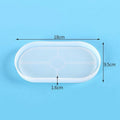 Silicone Oval Coaster Mould Tray for Epoxy Resin and Jewellery Crafts - view 3