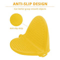 Silicone Oven Mitt Hand Clips, Heat Resistant, Pack of 2 - Red - view 5