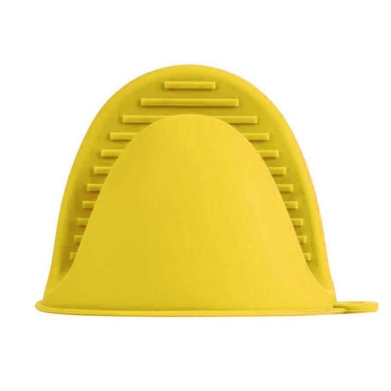 Silicone Oven Mitt Hand Clips, Heat Resistant, Pack of 2 - Yellow