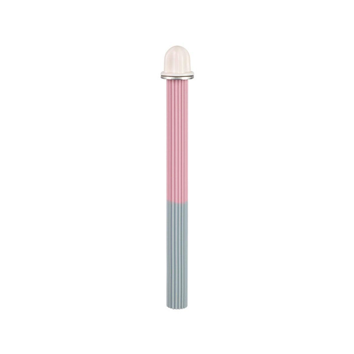 Silicone Parrot Perch Stand - Pink and Grey