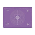 Silicone Pastry Mat, Non-Stick, Purple - 64 x 45 cm