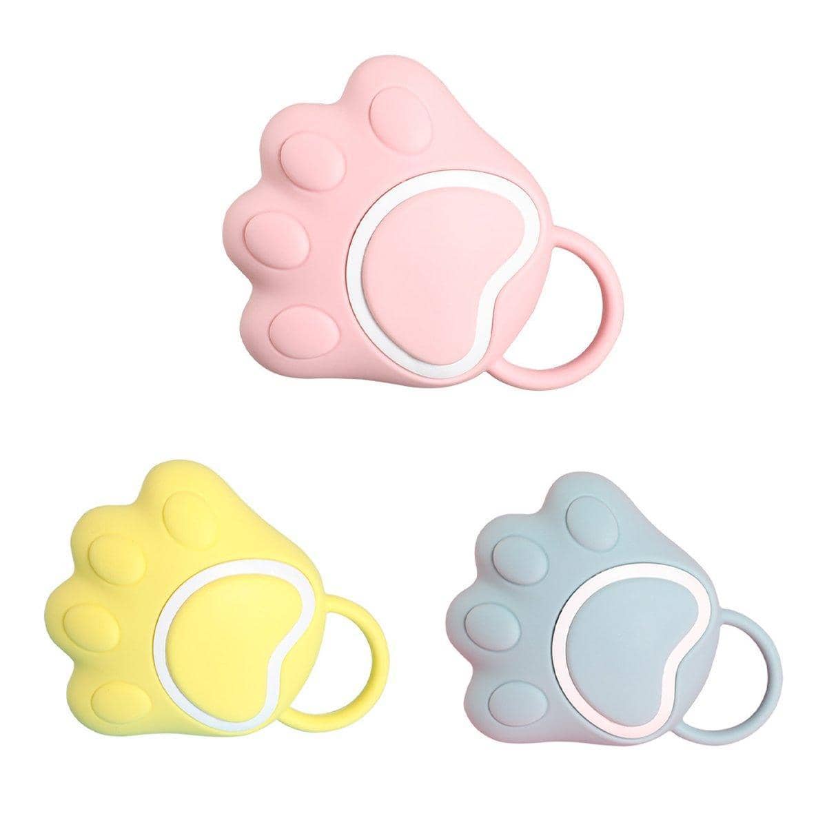 Silicone Pet Bath Brush with Shampoo Dispenser - Yellow - view 3