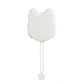 Silicone Pet Brush for Grooming and Furniture Hair Removal - White