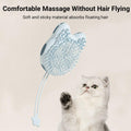Silicone Pet Brush for Grooming and Furniture Hair Removal - White - view 5