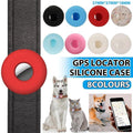 Silicone Pet Collar Case for AirTag - Blue Glow in the Dark - view 2
