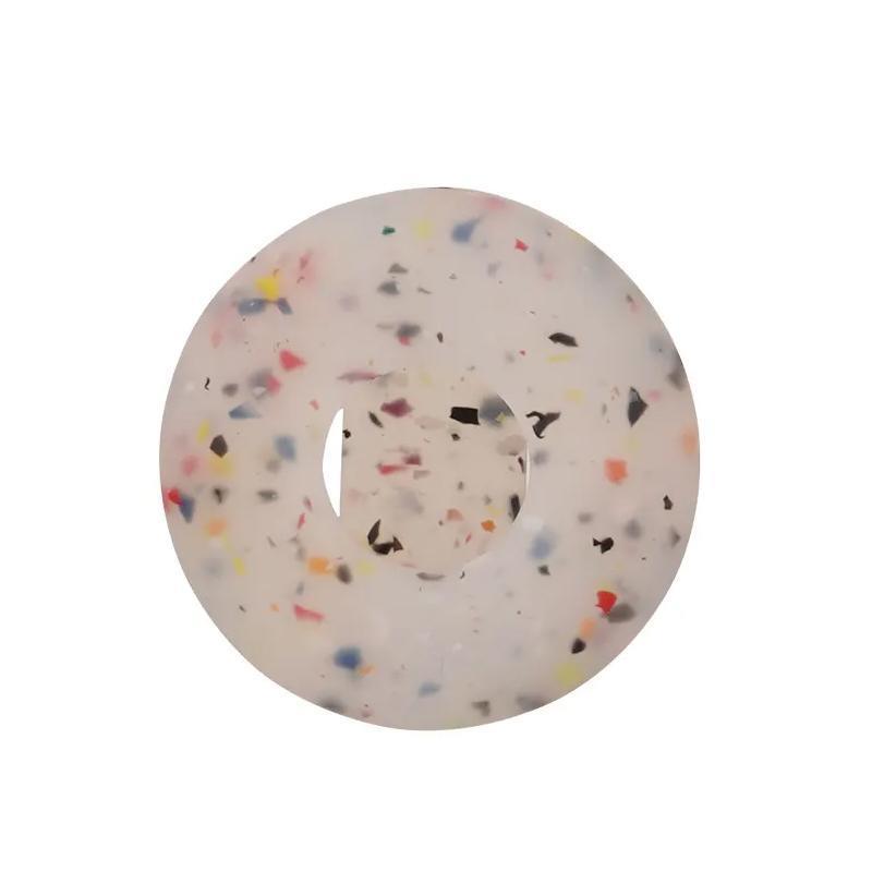 Silicone Pet Collar Case for AirTag - Clear Speckled