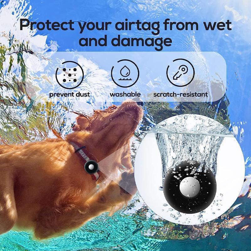 Silicone Pet Collar Case for AirTag - Sky Blue - view 10
