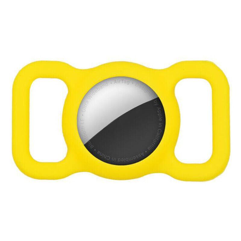 Silicone Pet Collar Case for AirTag - Yellow
