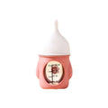 Silicone Pet Feeding Bottle with Scale for Puppies and Kittens - 20 ml, Coral Pink