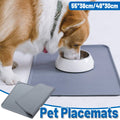 Silicone Pet Feeding Mat - Grey, 55 x 38 cm - view 2