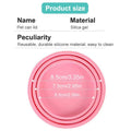 Silicone Pet Food Can Lids, Pack of 2 - Pink - view 5
