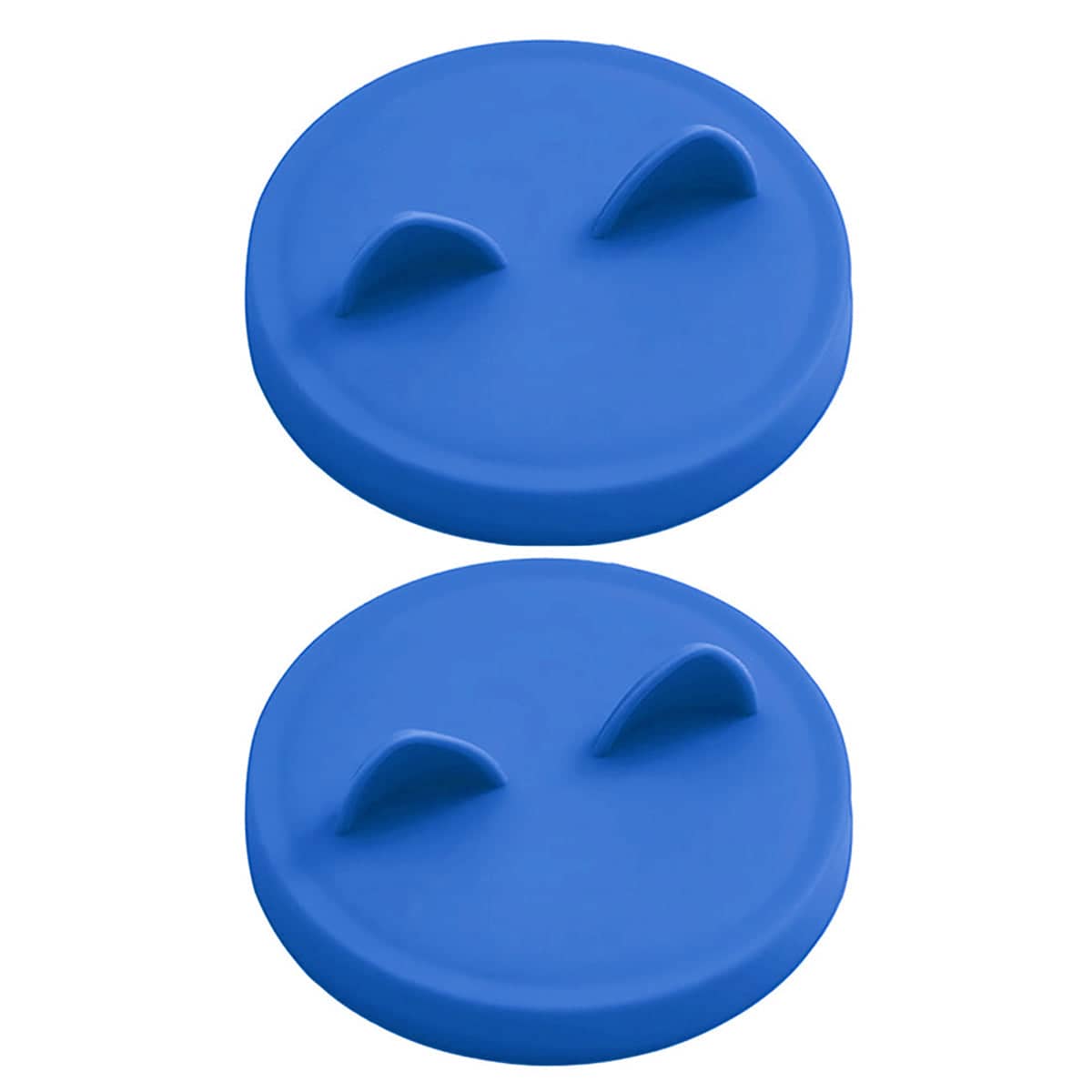 Silicone Pet Food Can Lids, Pack of 2 - Royal Blue