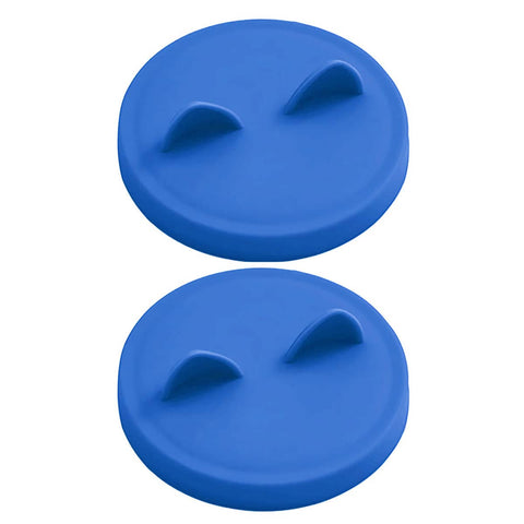 Silicone Pet Food Can Lids, Pack of 2 - Royal Blue