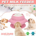 Silicone Pet Milk Feeder for Puppies and Kittens - Teal Blue - view 2