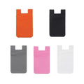 Silicone Phone Card Holder Double Layer Adhesive Wallet - Green - view 3