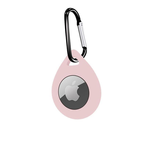Silicone Protective Case with Hook for AirTag - Pink