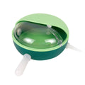 Silicone Puppy Feeder Milk Feeding Bowl with Nipples - Green