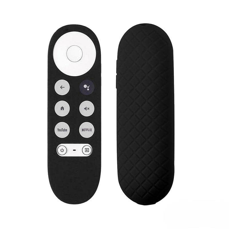 Silicone Remote Cover for Chromecast with Google TV (2020) Voice Remote - Black
