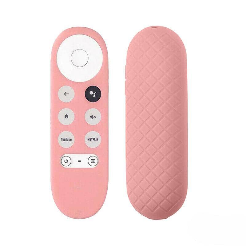 Silicone Remote Cover for Chromecast with Google TV (2020) Voice Remote - Pink