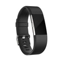 Silicone Replacement Band for Fitbit Charge 2, Small (14-18.5 cm Wrist) - Black