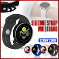 Silicone Replacement Watch Band 22 mm - Black - view 2