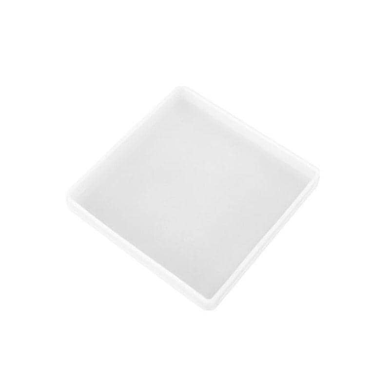 Silicone Resin Coaster Casting Mould - Large Square (10.7 cm)