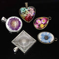 Silicone Resin Mould Jewellery Casting Epoxy Pendant Tray Craft Kit, Set of 31 - view 4