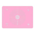 Silicone Rolling Dough Mat, Non-Stick Pastry Baking Mat - Pink, 64 x 45 cm