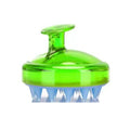 Silicone Scalp Shampoo Brush Hair Washing Massager - Green