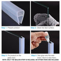 Silicone Seal Strip, Clear U Shape - 1.2 cm Wide, 100 cm Long - view 4