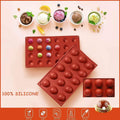 Silicone Semicircle Cake and Soap Mould - 6 Cavities - view 2