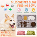 Silicone Slow Feeding Bowl for Small and Medium Dogs - Green - view 2