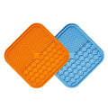 Silicone Slow Feeding Lick Mat for Dogs and Cats - Blue, Large 21 x 21 x 1cm - view 3
