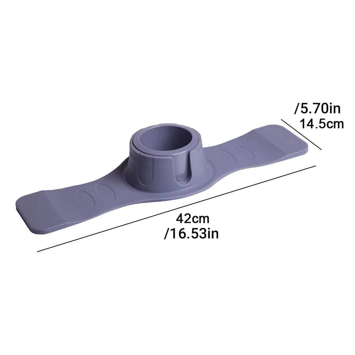 Silicone Sofa and Car Armrest Cup Holder Tray - Brown - view 4