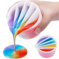Silicone Split Cup Pouring Tool for Acrylic Paint and Epoxy Resin - 4 Chambers - view 4