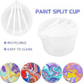 Silicone Split Cup Pouring Tool for Acrylic Paint and Epoxy Resin - 5 Chambers - view 5