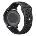 Silicone Sports Watch Band for Samsung, Huawei and Huami - 20 mm, Black - view 2