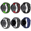 Silicone Sports Watch Band for Samsung, Huawei and Huami - 20 mm, White - view 4