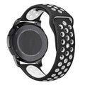 Silicone Sports Watch Band for Samsung, Huawei and Huami - 22 mm, White - view 2